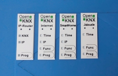 OpenKNX REG1 Frontabdeckung 