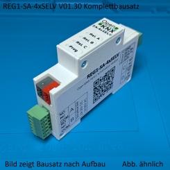 OpenKNX REG1-SA-4xSELV Komplettbausatz 